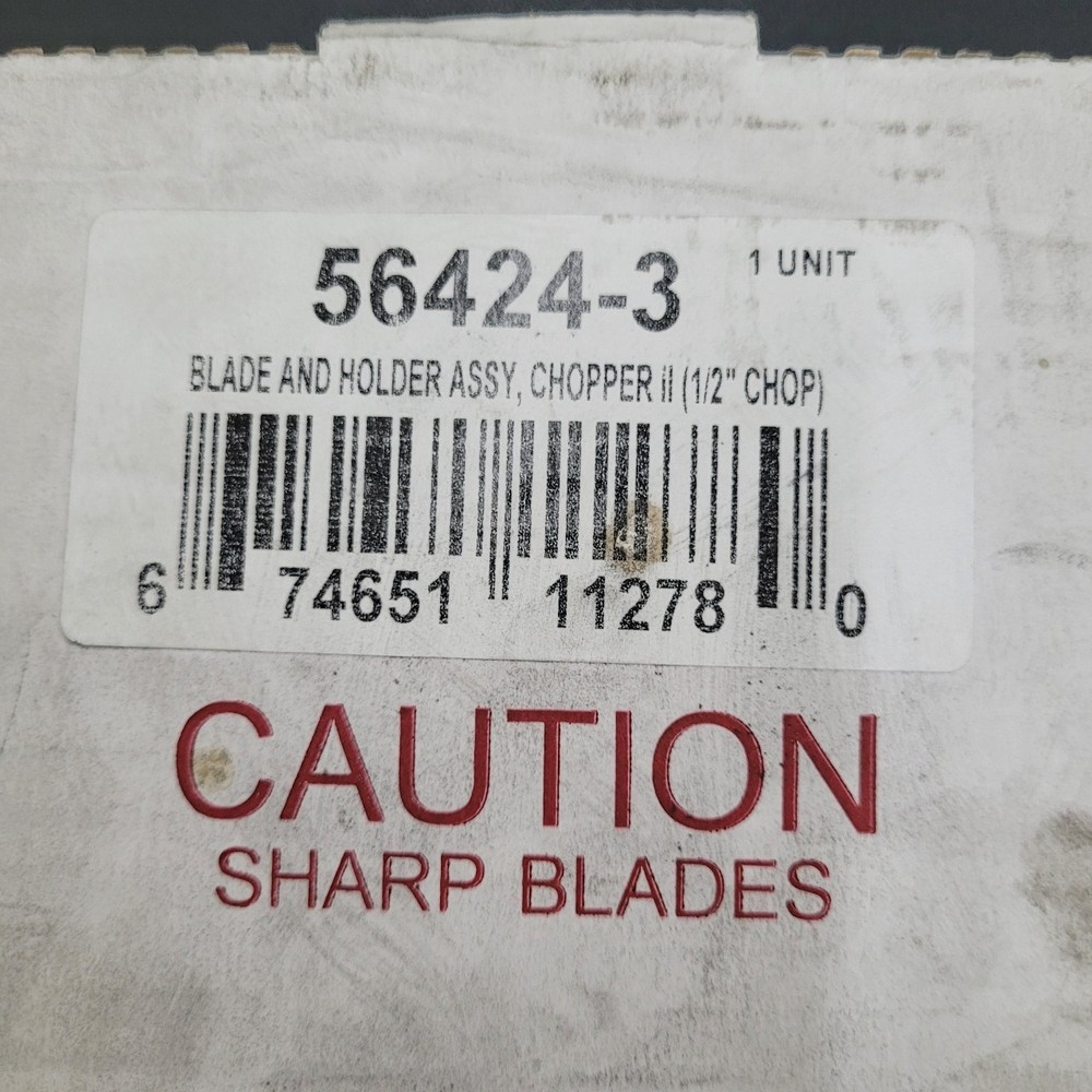 1/2" Chopper Blade And Holder Assembly