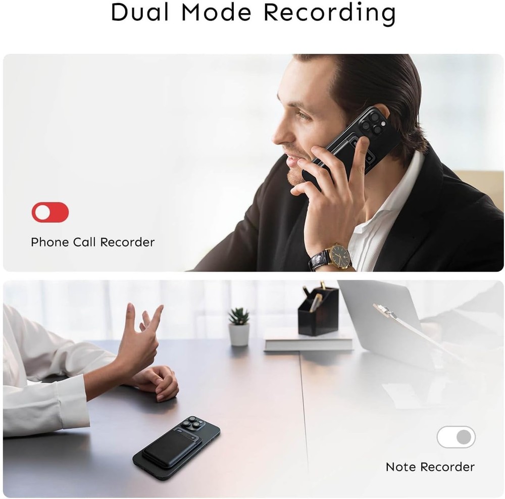 UME UMEVO AI Voice Recorder with APP Control & Bluetooth 5