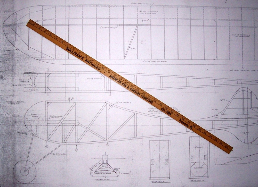 Walt Good's GUFF PLAN + CONSTRUCTION ARTICLE for His First RC Model Airplane
