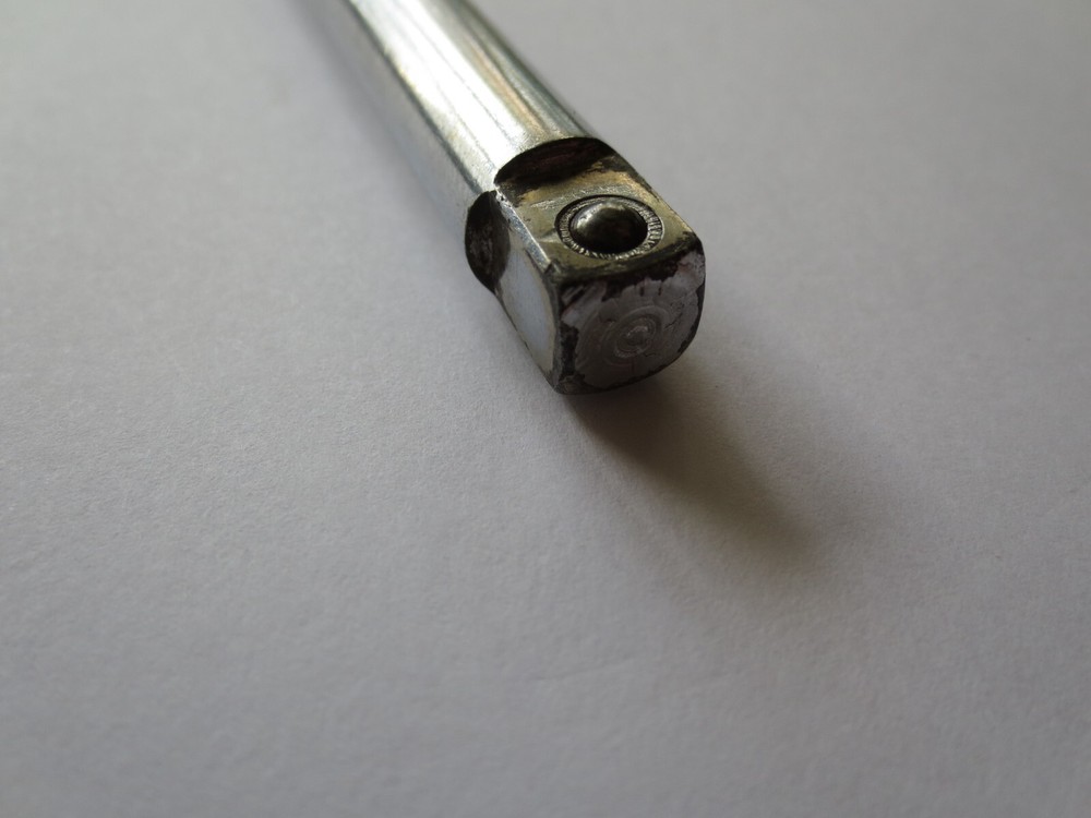 MAC TOOLS 8" LONG CHROME BALL EXTENSION -- 3/8" Drive -- X8E