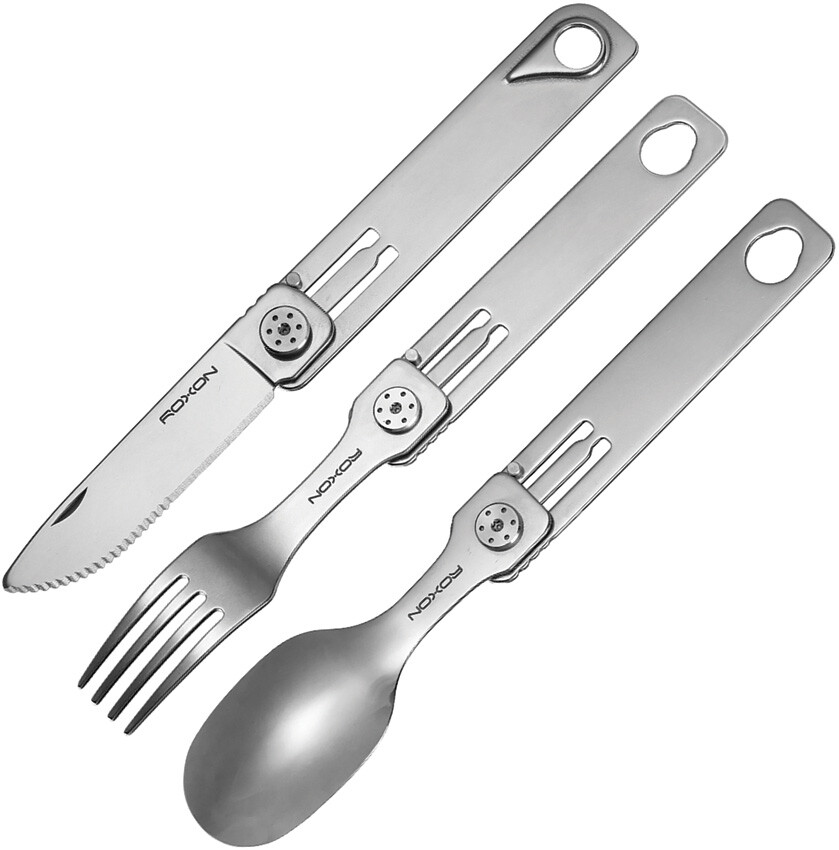 New ROXON 3 in 1 Camping Utensil Set C1S
