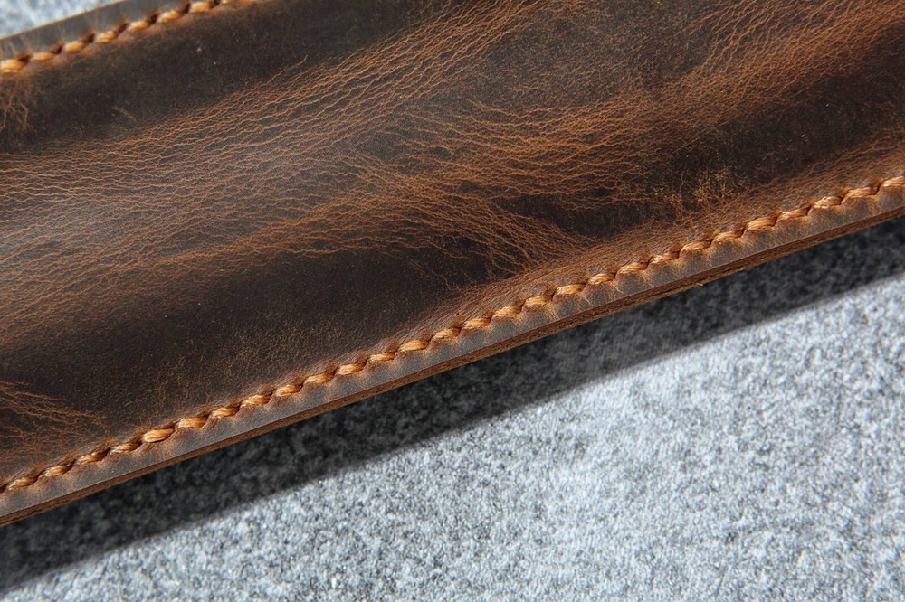 Personalized Leather drum stick bag case holder , unique gift for drummer