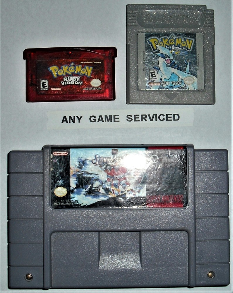 POKEMON Gold, Silver, Etc. Gameboy Advance & More BATTERY REPLACEMENT SERVICE