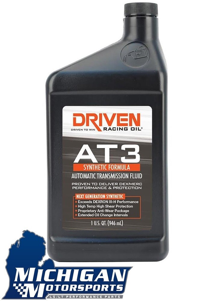 Driven AT3 Synthetic Automatic Transmission Fluid 1 Quart Bottle 04706
