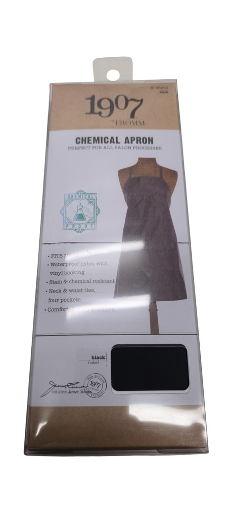 Fromm 1907 NTA014 Waterproof Chemical Apron Black