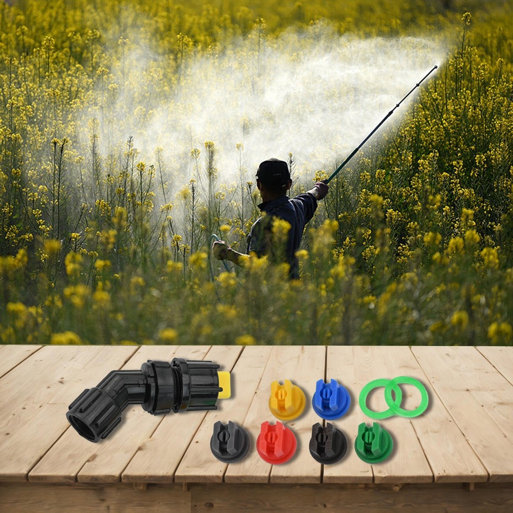 Easily Changeable Nozzle Heads for Effective Agricultural Spraying Tasks