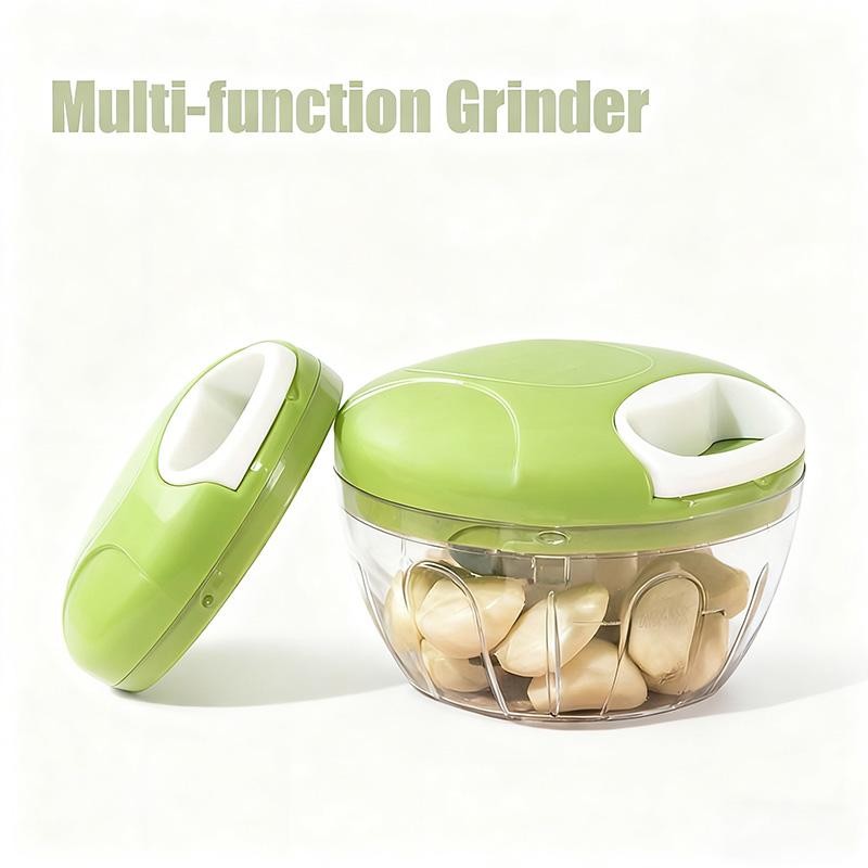 Manual Pull String Chopper, Mince Garlic & Ginger Fast. Easy Clean,No Power Need