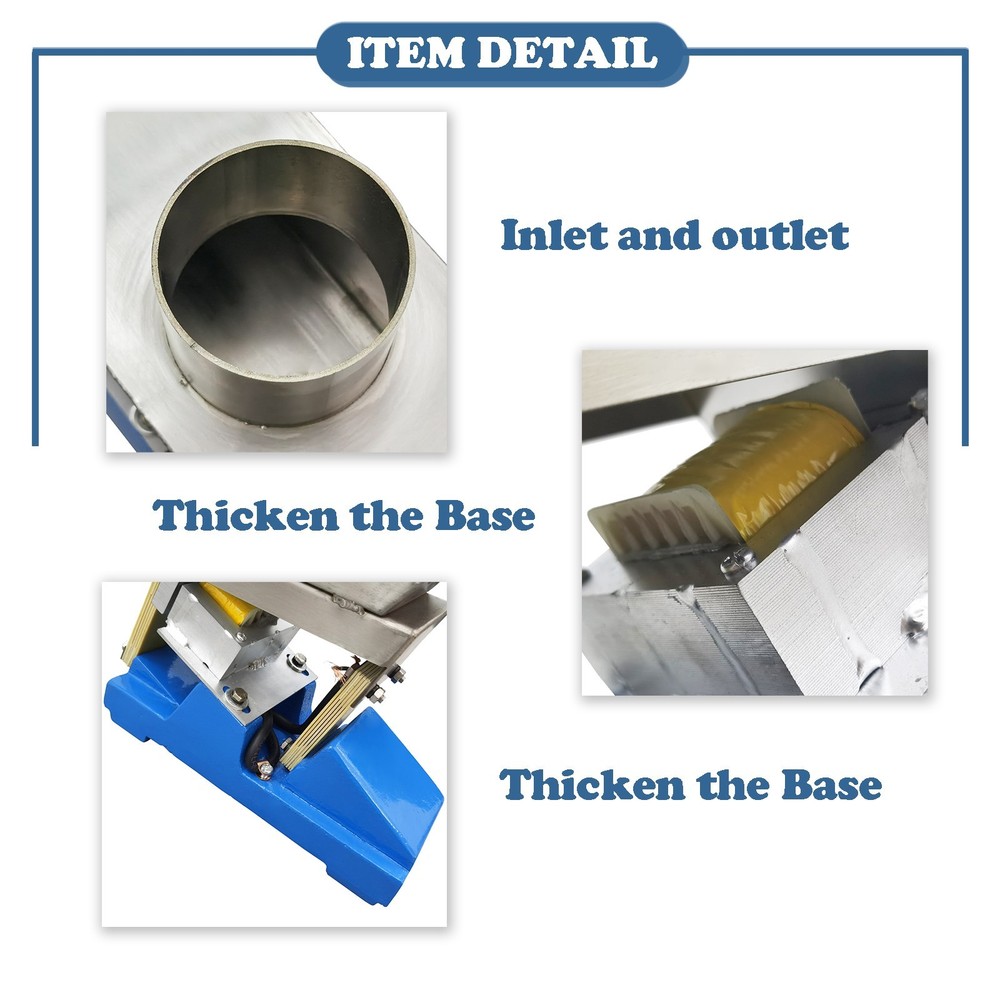 110V Closed Type Electromagnetic Vibration Feeder Shaking Feeder with Controller