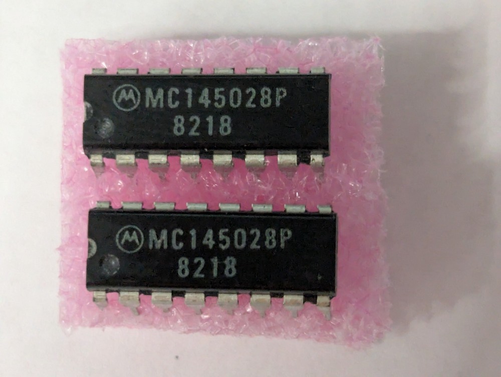 2PCS MC145028P CMOS Decoder SC41344 MC145028