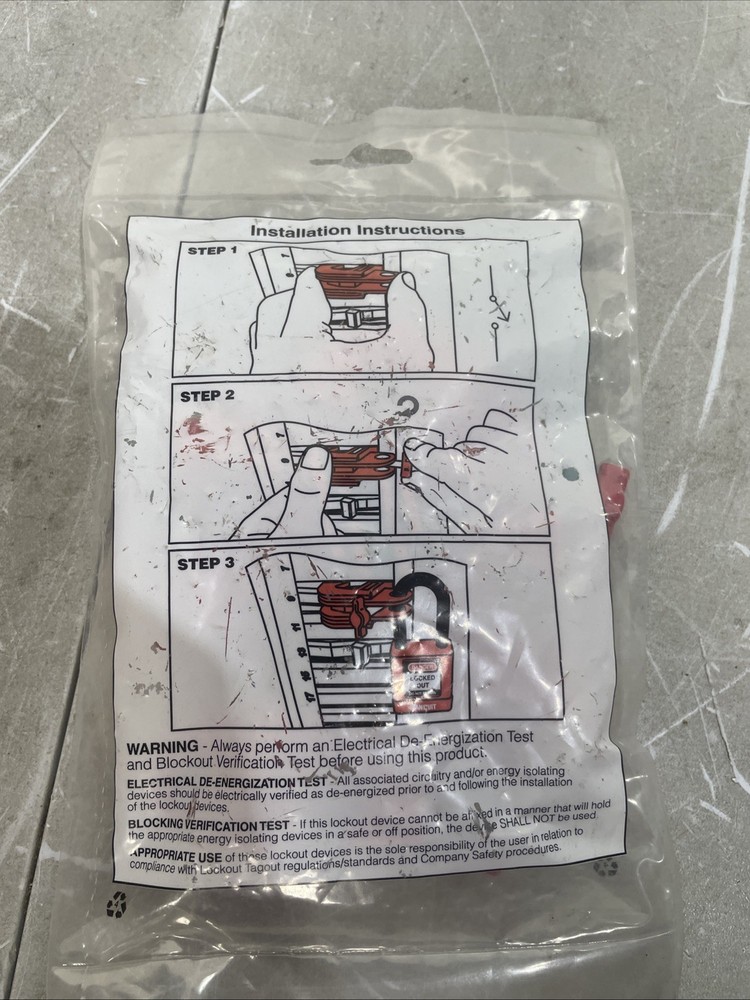 Panduit PSL-PCBNT No-Tool Circuit Breaker Lockout Device 5 Pack