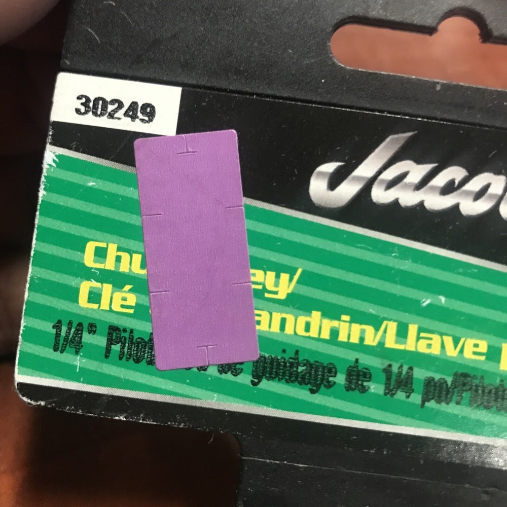 New Genuine Tools - Jacobs 1/4”-3/8” Chuck Key 30249
