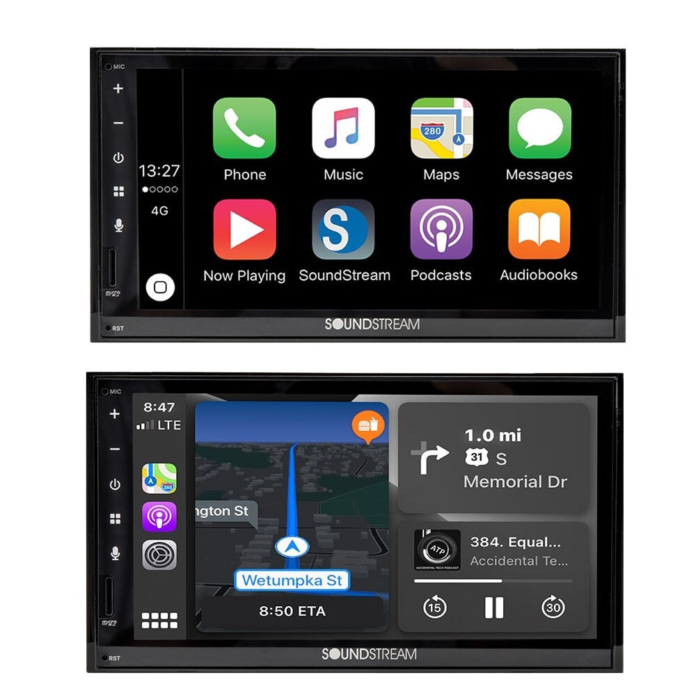 7” Wireless Apple Car Play Bluetooth Stereo Receiver for 2007-2013 Silverado