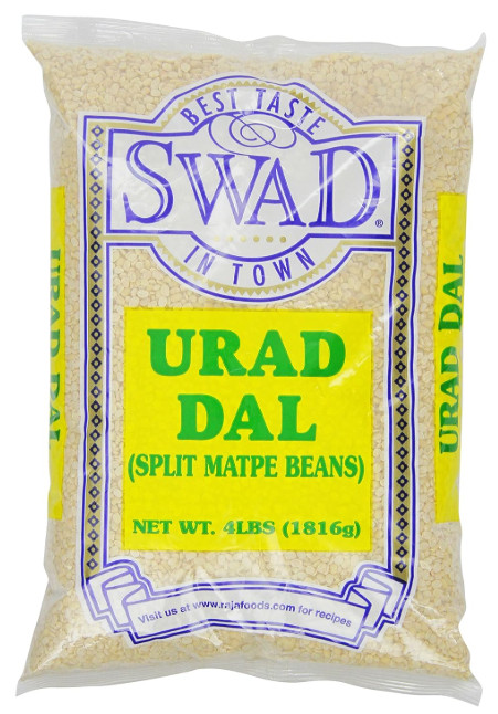 Swad Urad Dal Matpe Beans, Split, 4 Pound