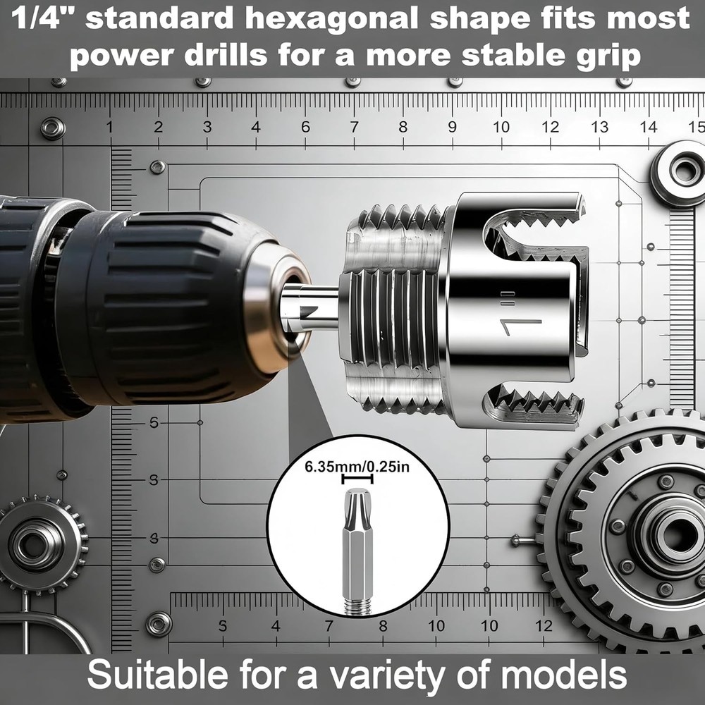 3Pcs Integrated Internal & External Pipe Threading Tool, Pipe Tapping and Thread