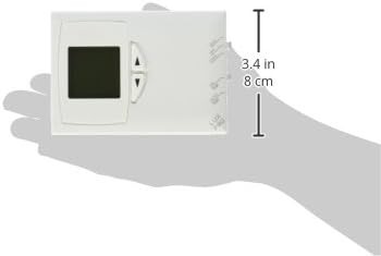 Lux Pro PSD111B Non-Programmable Thermostat for Home PSD111B- Single, White