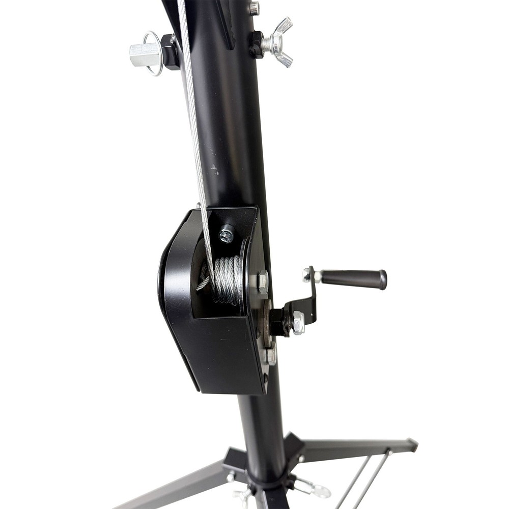 Hand Crank Short Rod Support Rod Pole Bracket 5.9-13FT Foldable Hand Crank Short