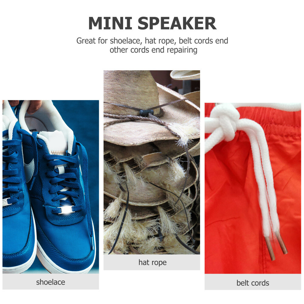8Pcs DIY Shoe Laces Tips Shoelace Head Screw Drawstring Replacement Ends Tips