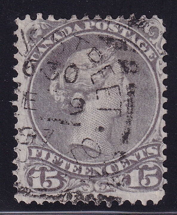 ubr81 Canada 1868-76 Sc#29  Sc$27.50