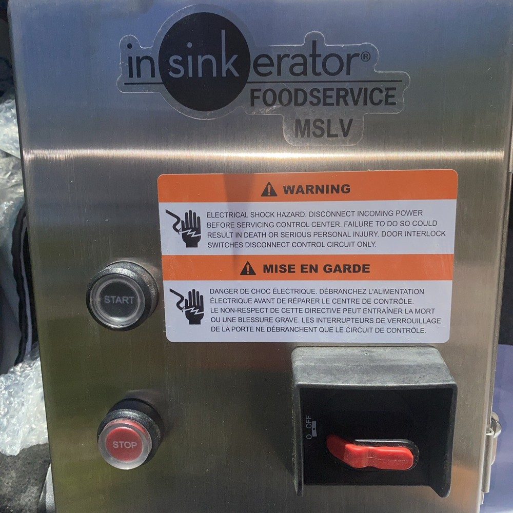 In-Sink-Erator MSLV-9 Disposer Control Panel Center