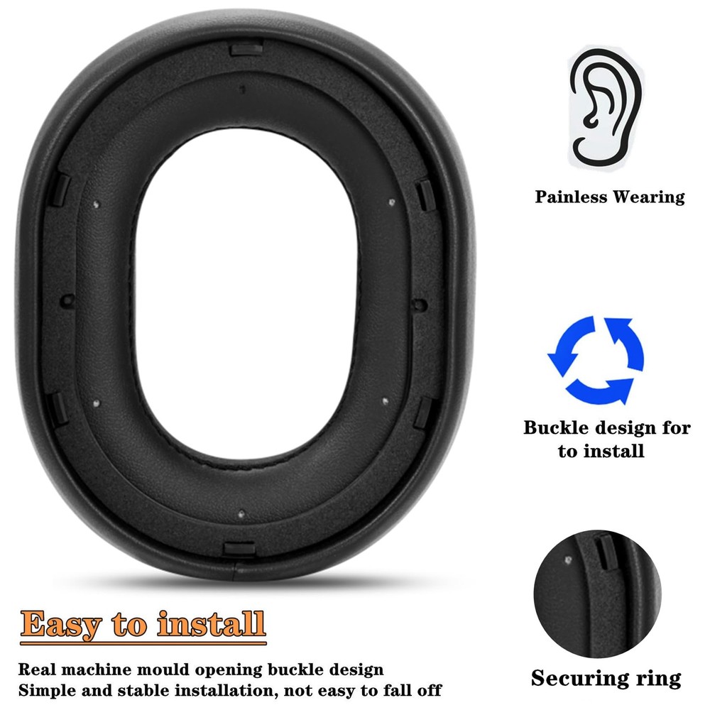 BlackShark V3 Pro Replacement Ear Pads for Razer PRO Black