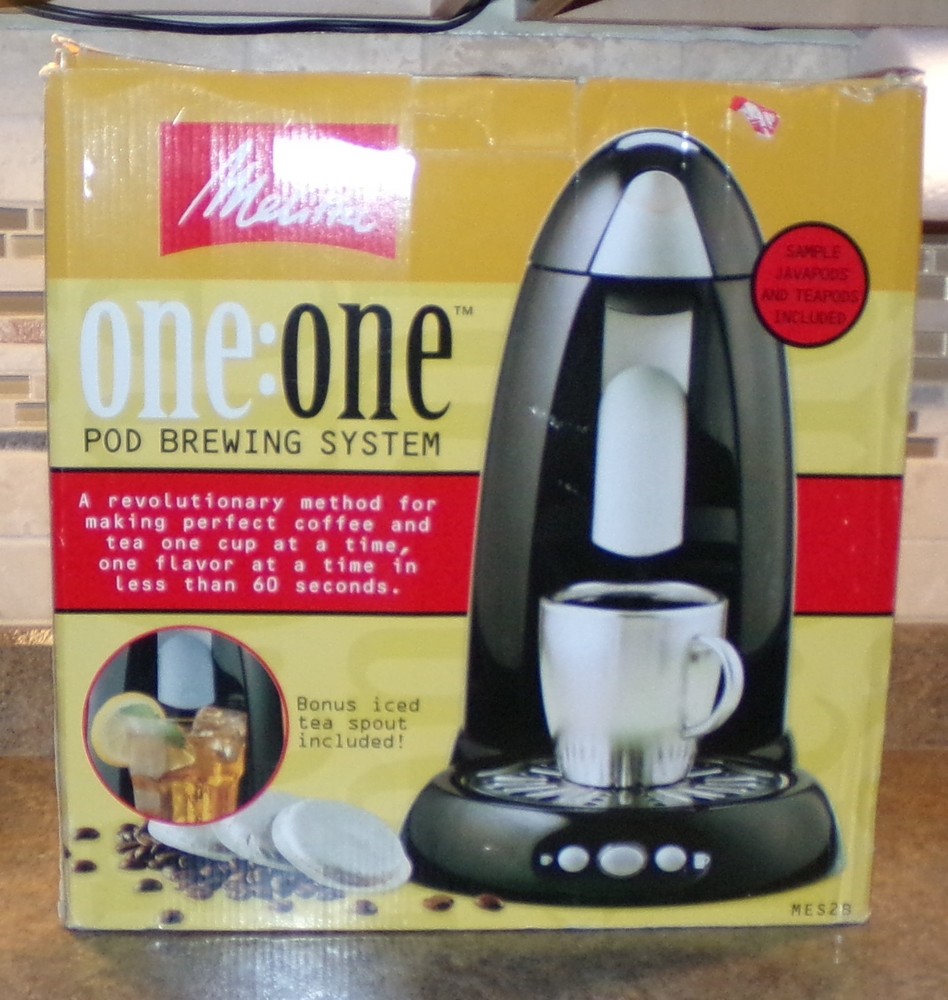 Melitta One:One Pod Brewing System Coffee/tea w/ Java pods New/Open Box TESTED!