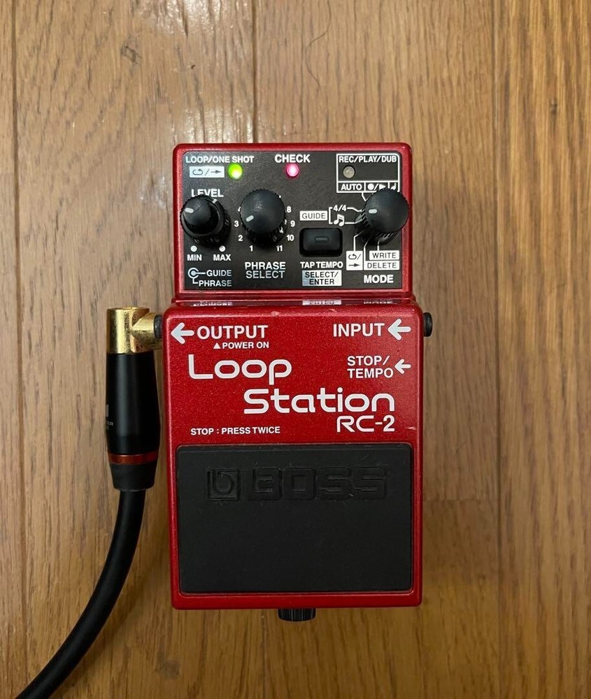 Boss RC-2 Loop Station Guitar Effect Pedal Compact Phrase Recorder Pedal Tested