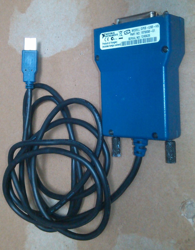 National Instruments NI GPIB-USB-HS Interface Adapter / Tested