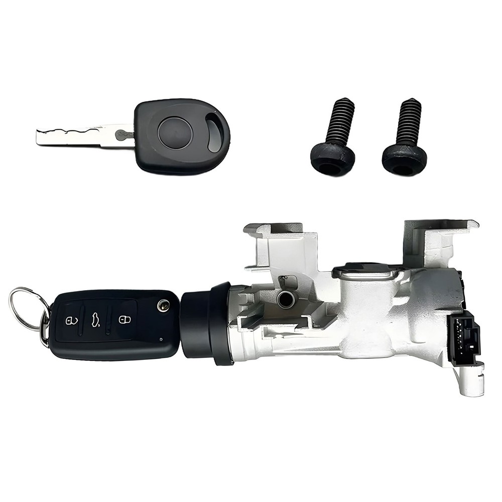 Ignition Switch Lock Assembly For VW Jetta 2006-2018 W/Remote Control Key Shell