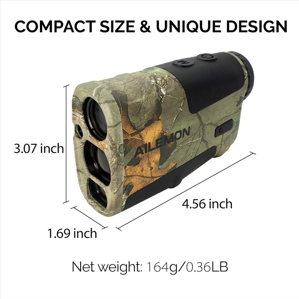 AL51 Multi-Functional Rangefinder - 900 Yards with ARC Technology & Camo Finish