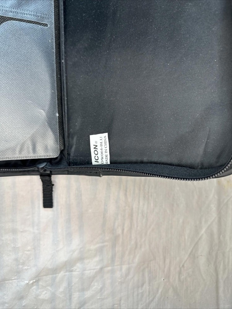 ICON Zippered CD Storage Wallet Case - Holds 64 Discs