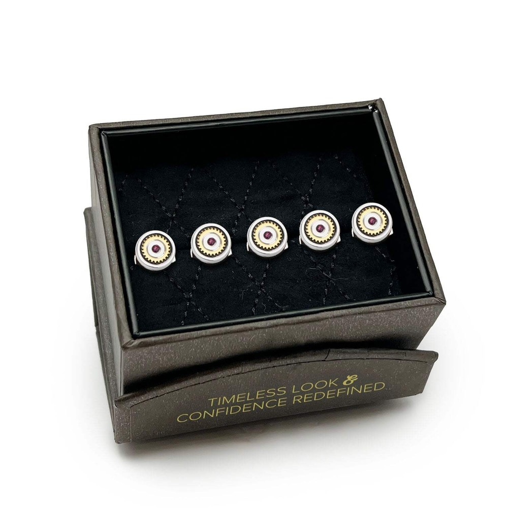 Gear Amethyst Stone 5-Studs