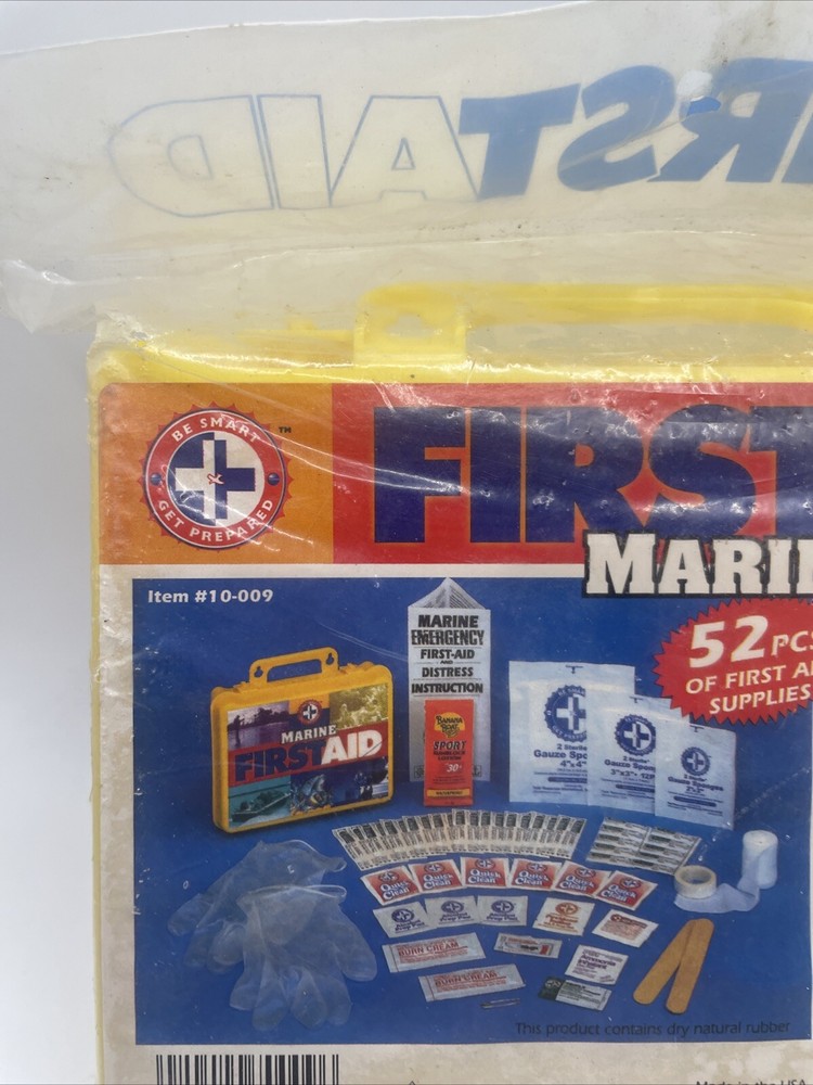 Marine FIRST AID KIT 52pcs New Sealed