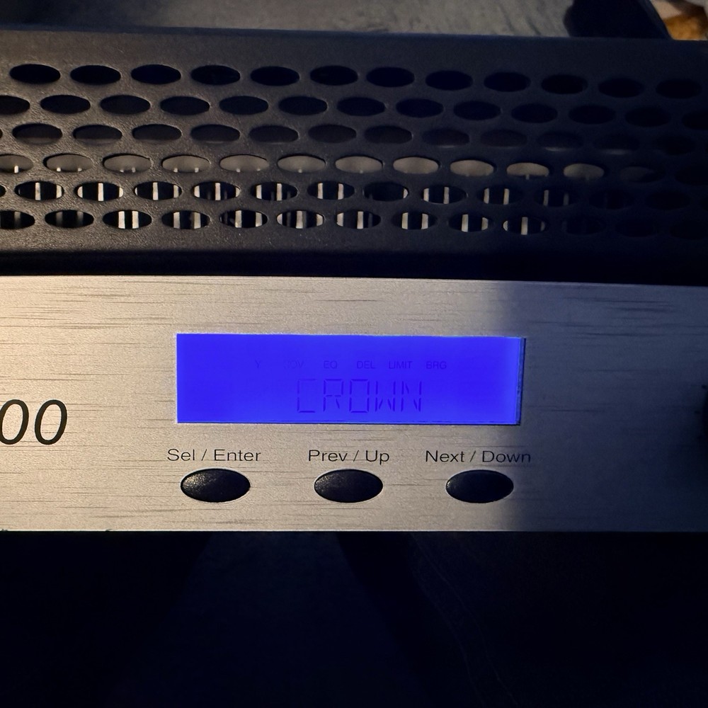 Crown DSi4000 2-Channel Power Amplifier Untested Sold As Is ￼ Powers On