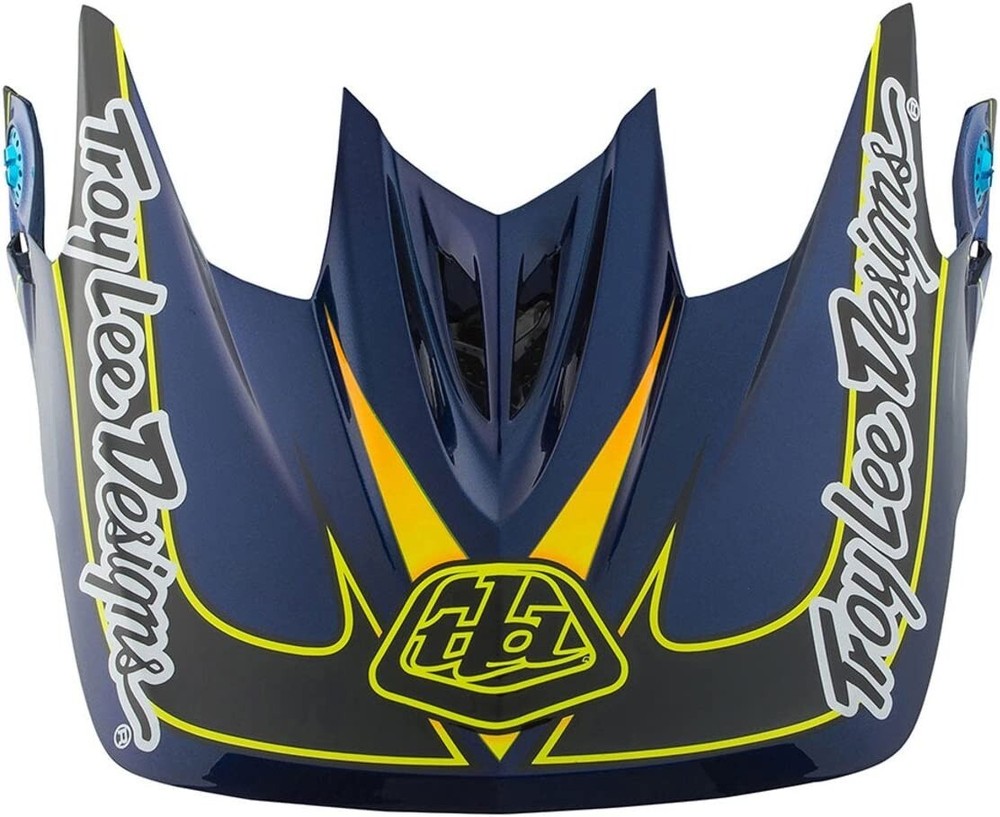 Troy Lee Designs TLD D3 Helmet Replacement Visor Peak Render Blue