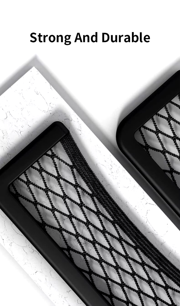 3 Size Bundle Mesh Net Holder ABS Plastic Frame Storage Cargo Pocket Organizer