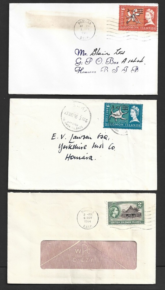 Solomon Islands 1961-69 covers (24)