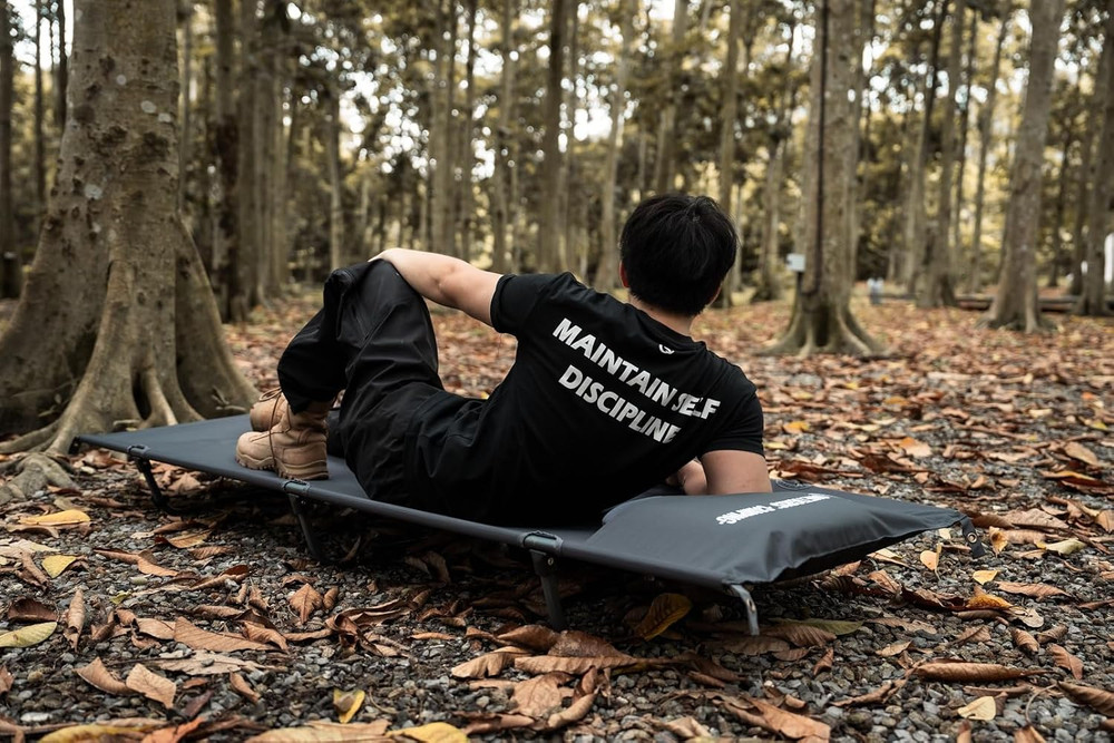 SUPRAGRIS Camping Cot, Support up to 400Lbs, Lightweight Comfortable Folding Bed