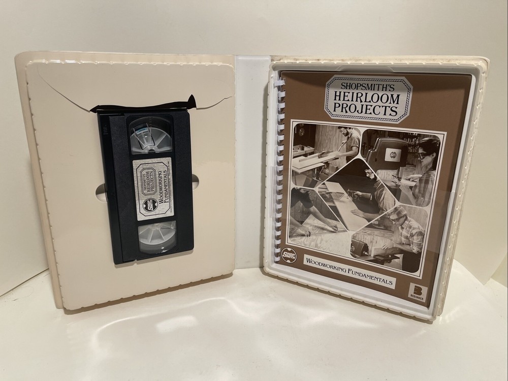 Shopsmith's Heirloom Projects: Woodworking Fundamentals (VHS & Booklet)