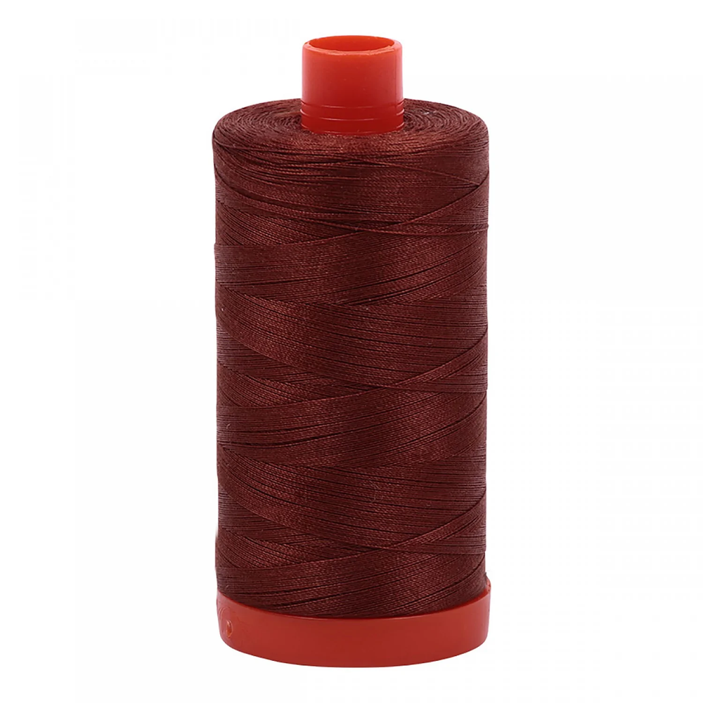 AURIFIL QUILT THREAD - 50 WT - 1422 yds #4012 Copper Brown