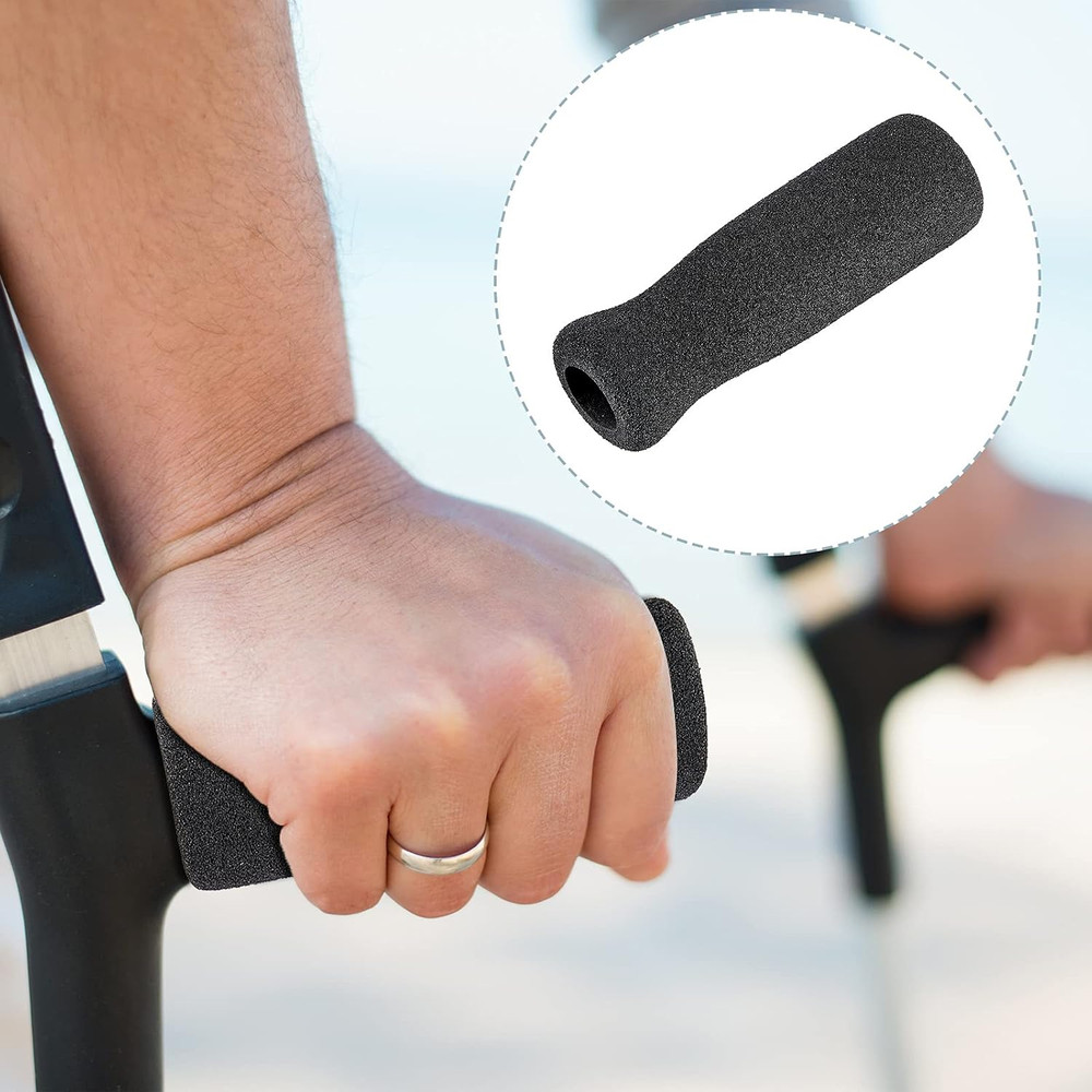 Timtin Foam Cane Handle Grip Replacement Offset Walking Hand Foam Handle for Bic