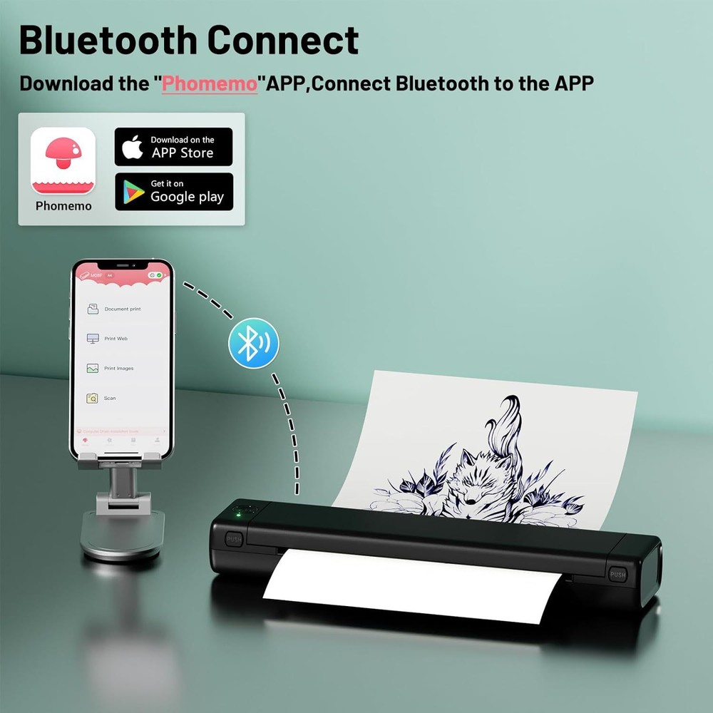 Phomemo Tattoo Stencil Transfer Thermal Printer Machine Stencil Printer Makers