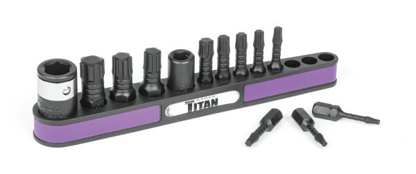 Titan 16036 13pc Impact Grade Torx Plus Bit Set