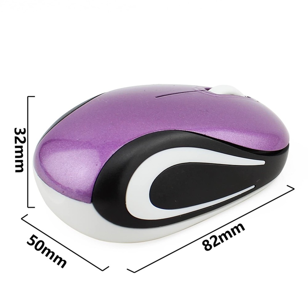 YOCUNKER Wireless Mini Mouse Ultra Portable, 1000DPI Computer Mouse Cordless,...