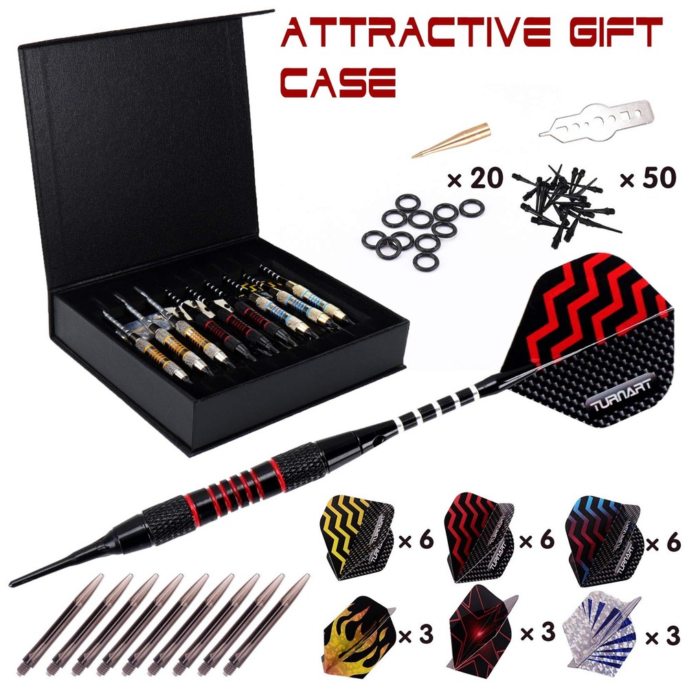 Darts Plastic Tip - Professional Soft Tip Darts Set for Electronic Dartboard ...