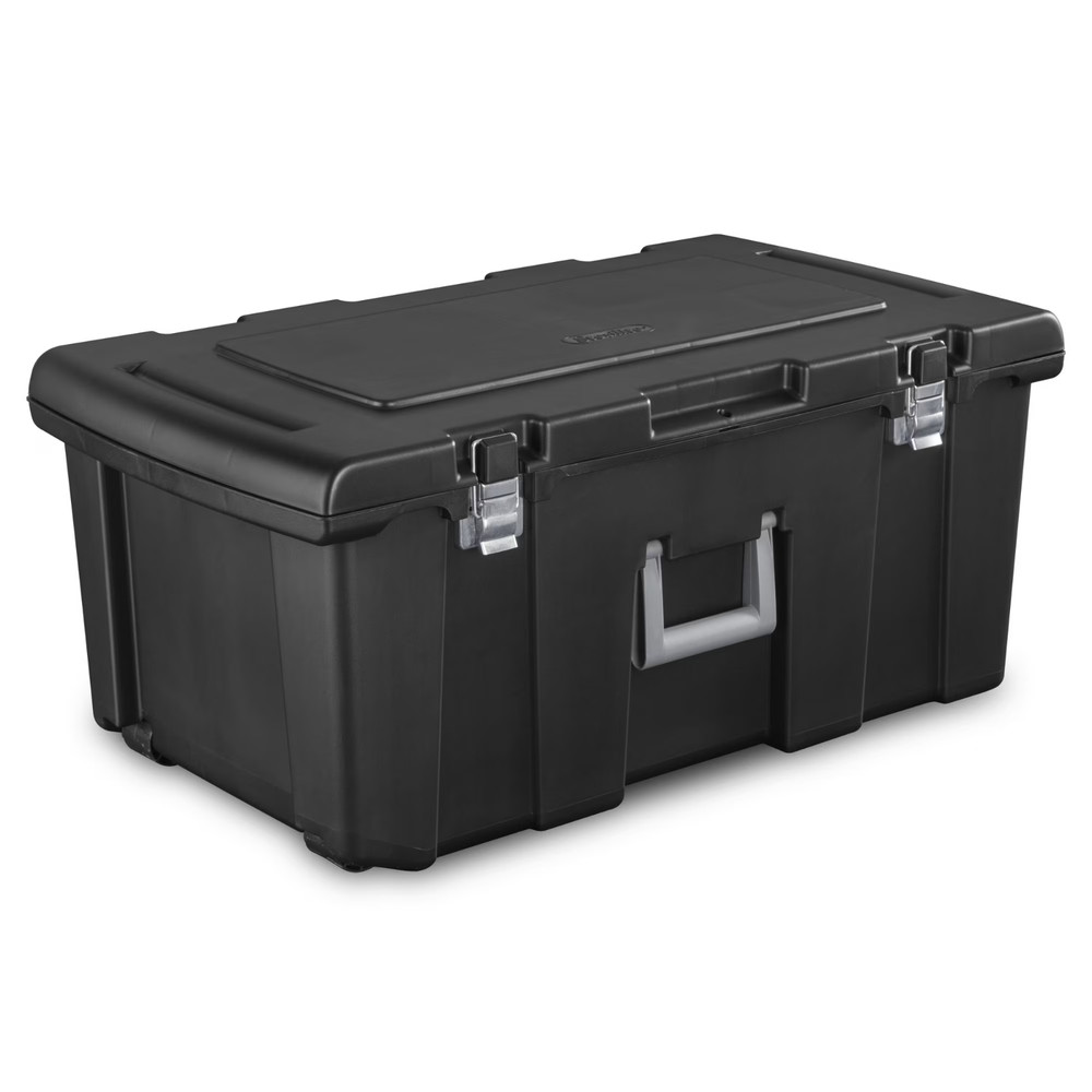 Sterilite Footlocker, Heavy Duty Plastic Storage Container