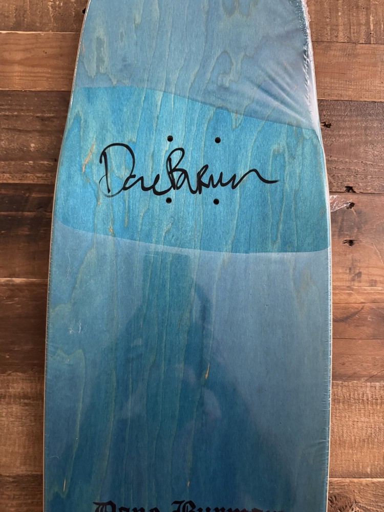 Rare Signed ZERO Burman Dane VS Death Lenticular 9.25 Shaped Skateboard Deck