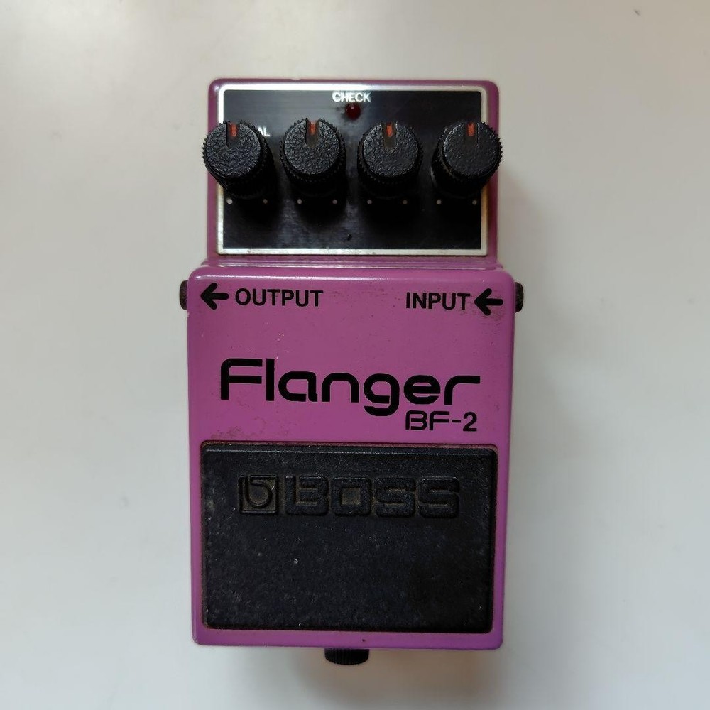 Boss BF-2 Flanger Guitar Effect Pedal Tested Good Condition