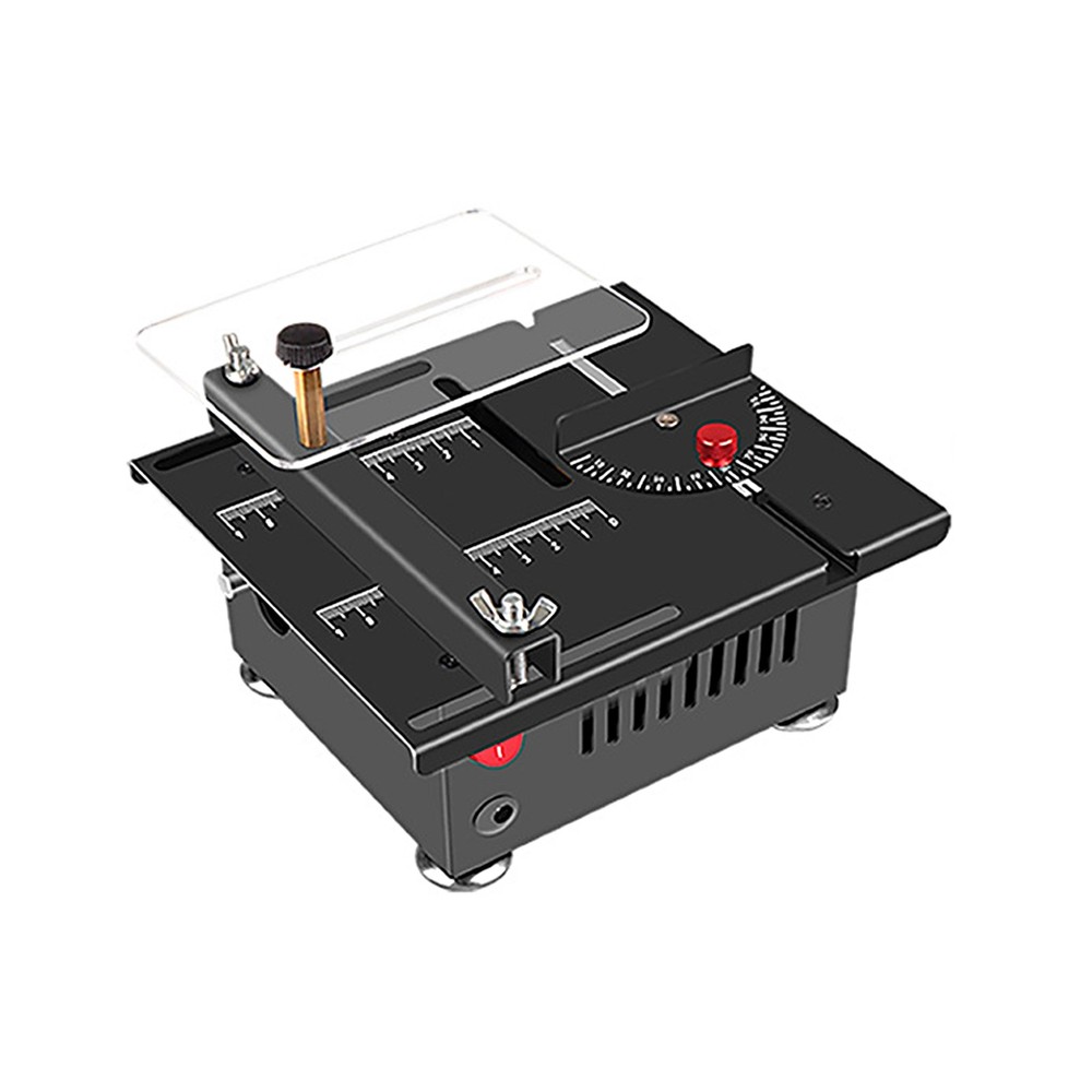Multifunctional Mini Table Saw Speed Angle Adjustable for Wood Plastic Cutting