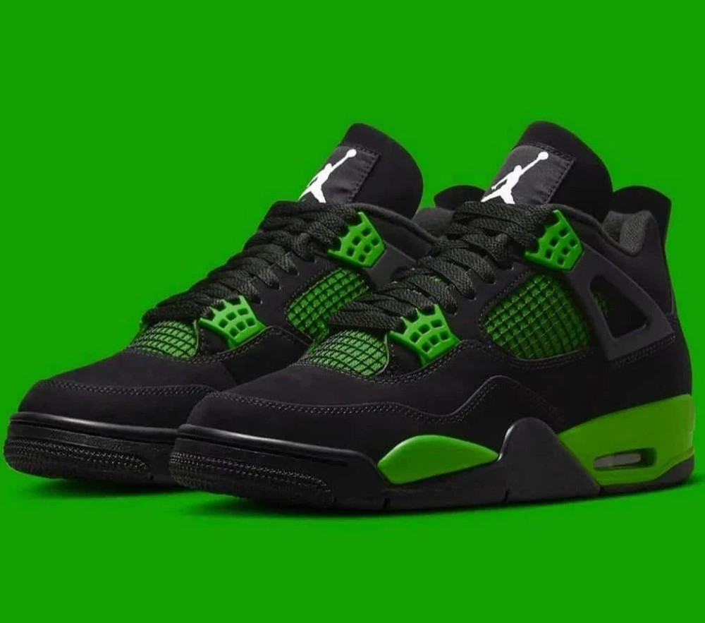 (MEN) Jordan 4 "Green Thunder" Size US 7-12