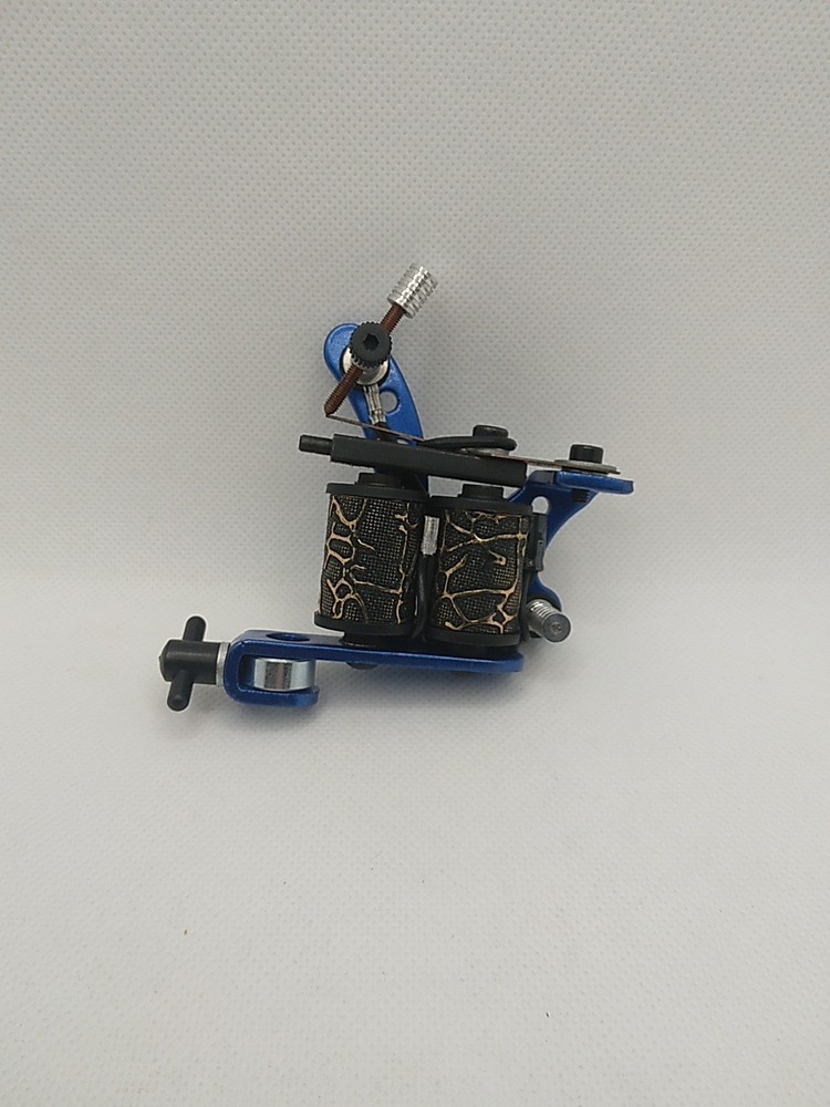 Professional Coil Tattoo Machine Adjustable Blue Frame